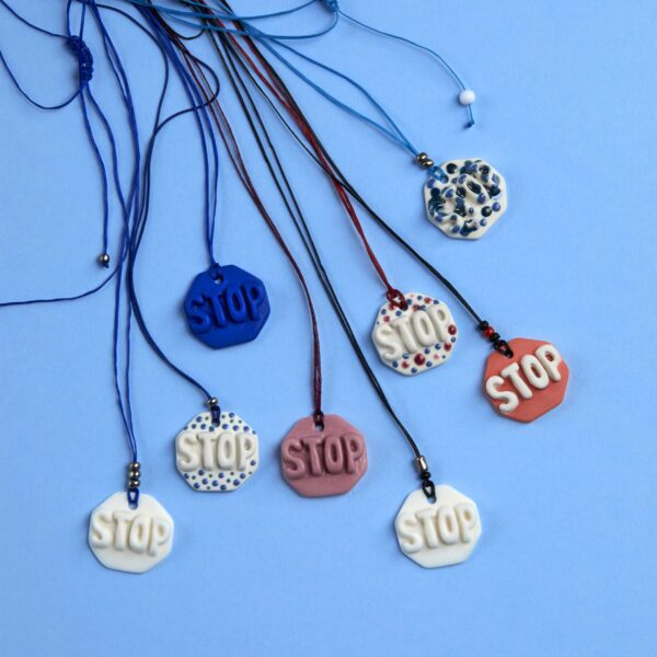 #STOPrape large pendant