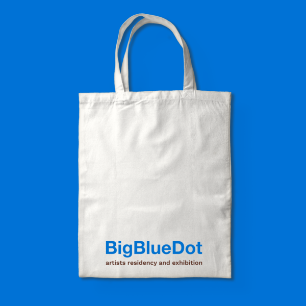Big Blue Dot Tote Bag